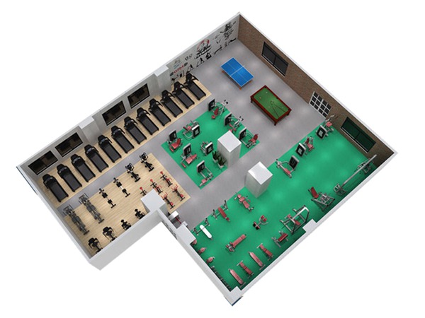 1000平方健身房配置方案-广西kaiyun开云电竞健身器材有限公司 1000平方健身房配置方案-广西kaiyun开云电竞健身器材有限公司
