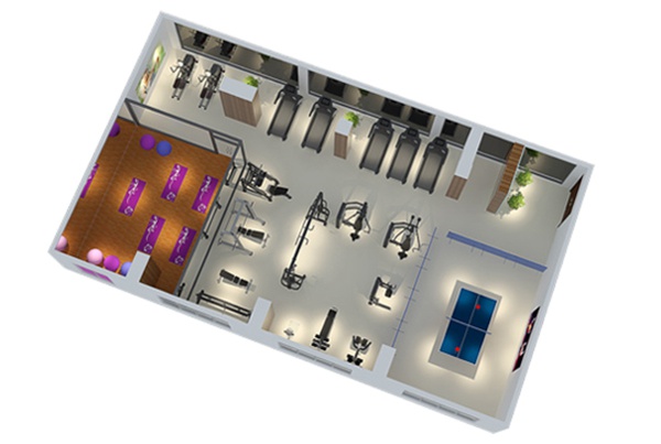 120平方健身房配置方案-广西kaiyun开云电竞健身器材有限公司