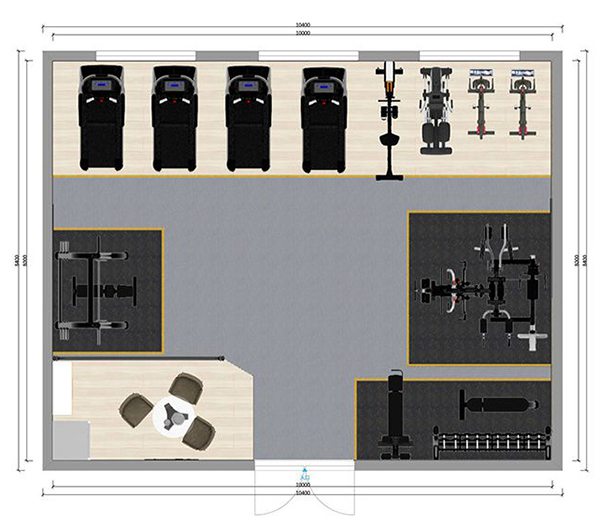 80平方健身房配置方案-广西kaiyun开云电竞健身器材有限公司 80平方健身房配置方案-广西kaiyun开云电竞健身器材有限公司