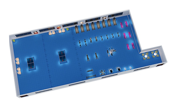 150平方健身房配置方案-广西kaiyun开云电竞健身器材有限公司 150平方健身房配置方案-广西kaiyun开云电竞健身器材有限公司